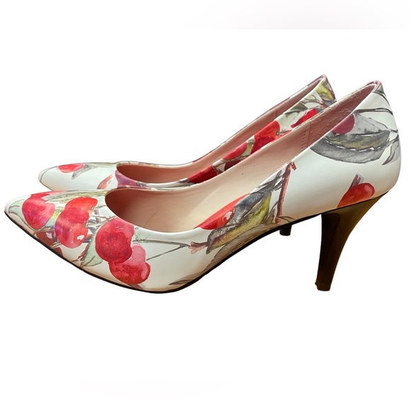 Reprise Cherry Blossom Heels Size 9 - Picture 2 of 9